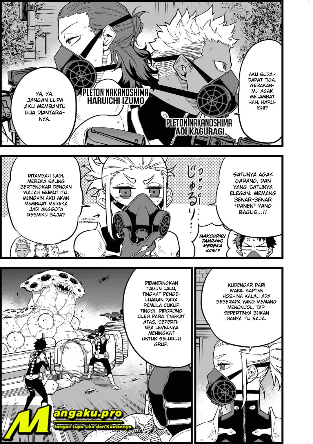 8Kaijuu Bab 13 halaman 12