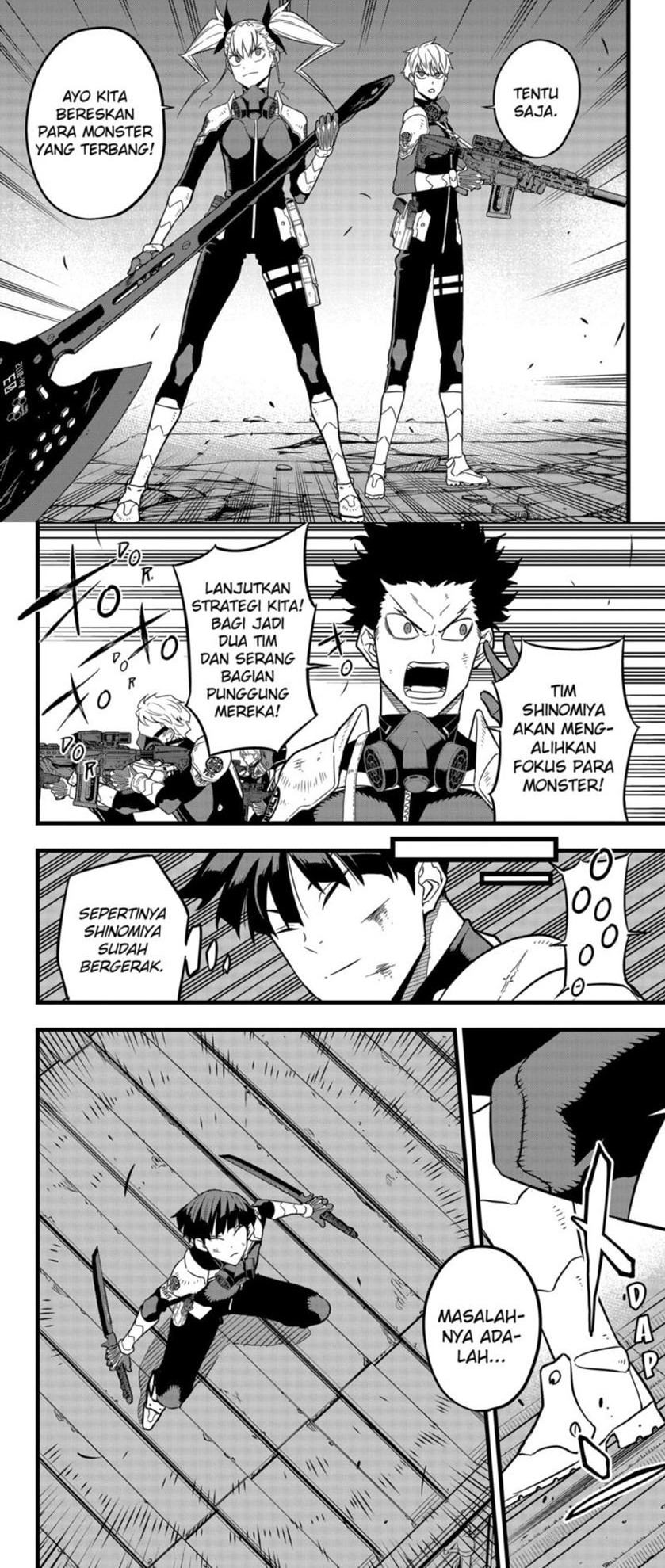 8Kaijuu Bab 26 halaman 9
