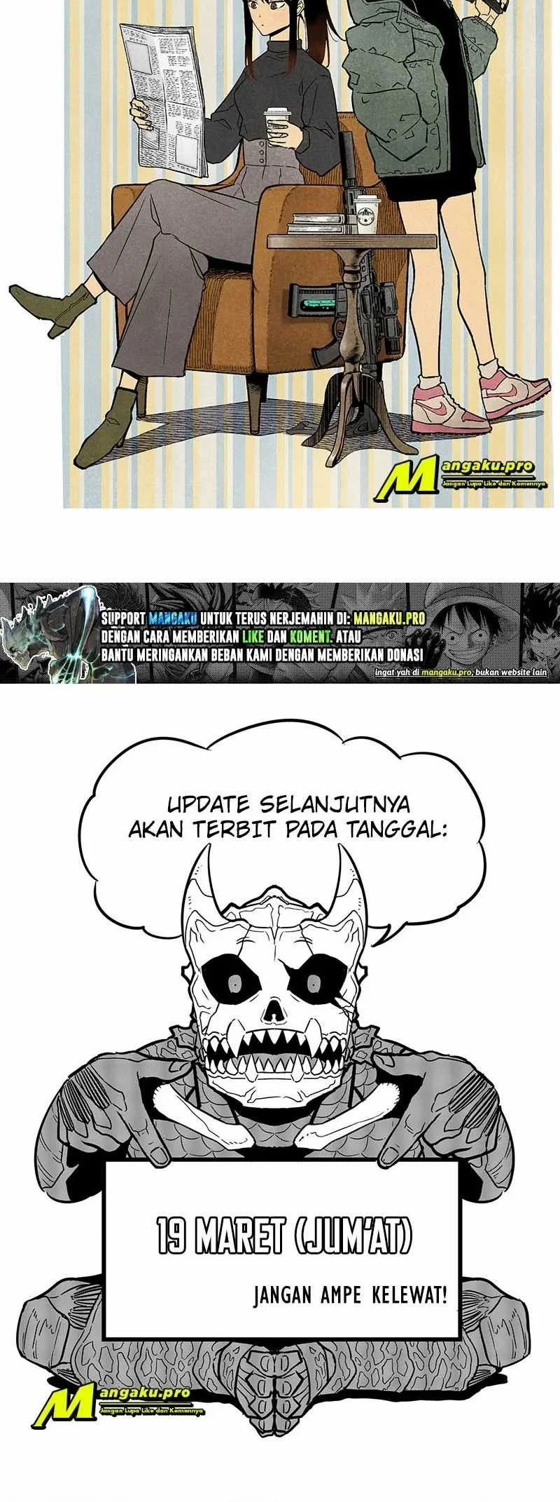 8Kaijuu Bab 28.5 halaman 3