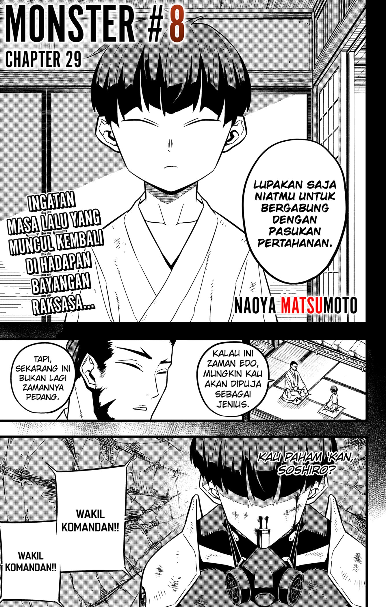 8Kaijuu Bab 29 halaman 1