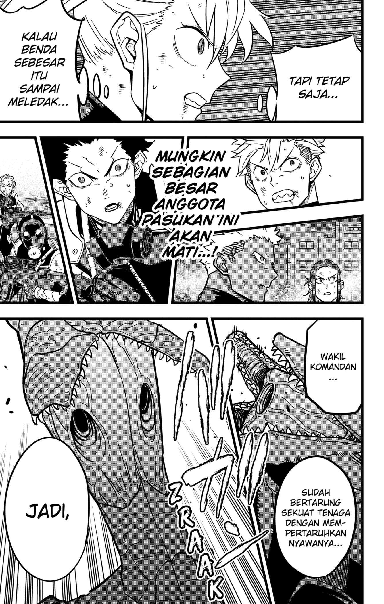 8Kaijuu Bab 32 halaman 3