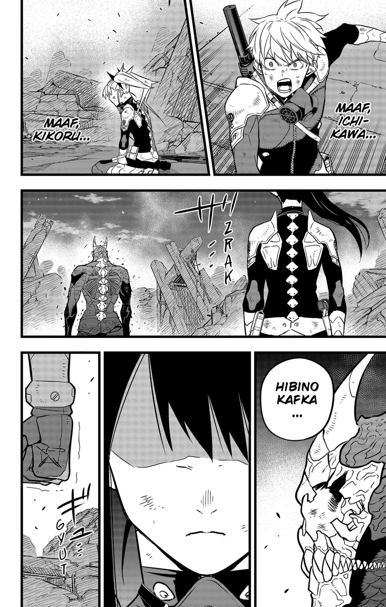 8Kaijuu Bab 32 halaman 16