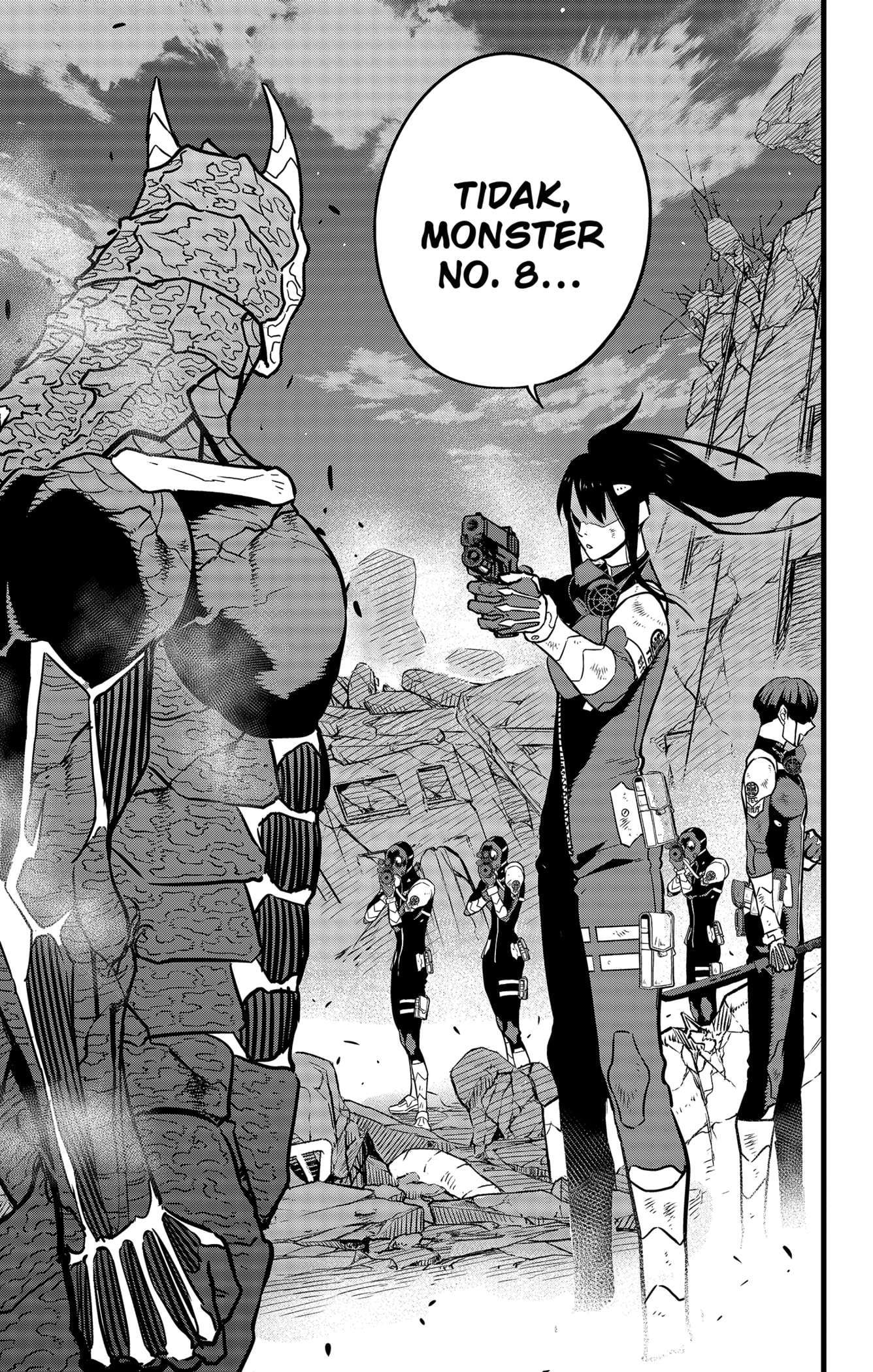 8Kaijuu Bab 32 halaman 17