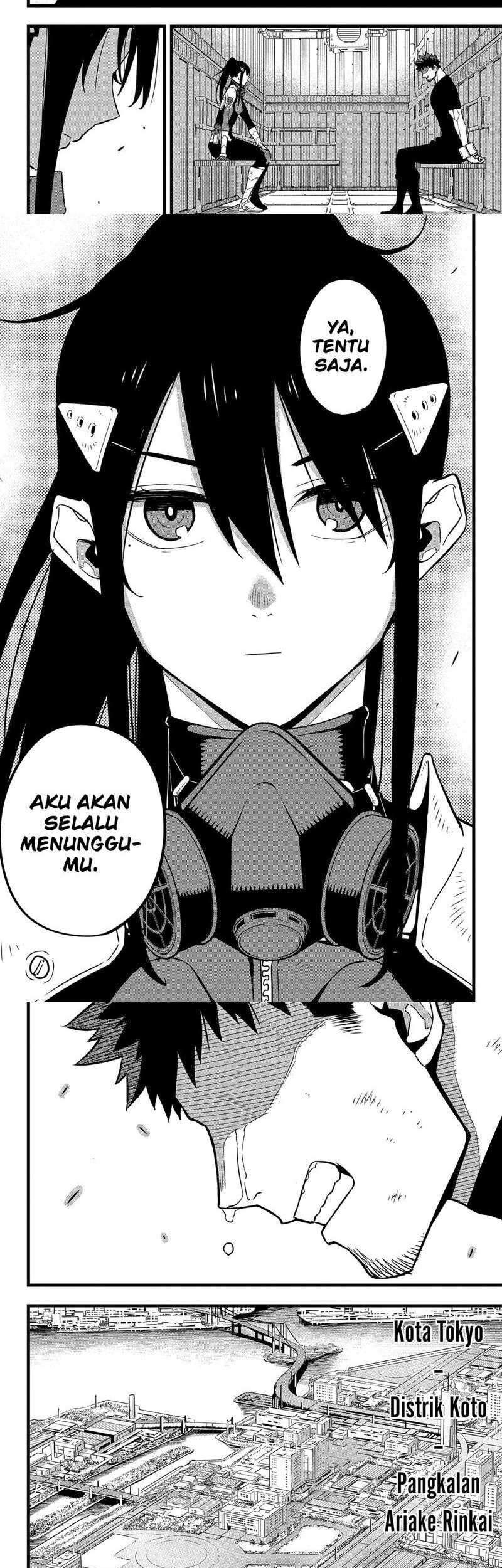 8Kaijuu Bab 33 halaman 12