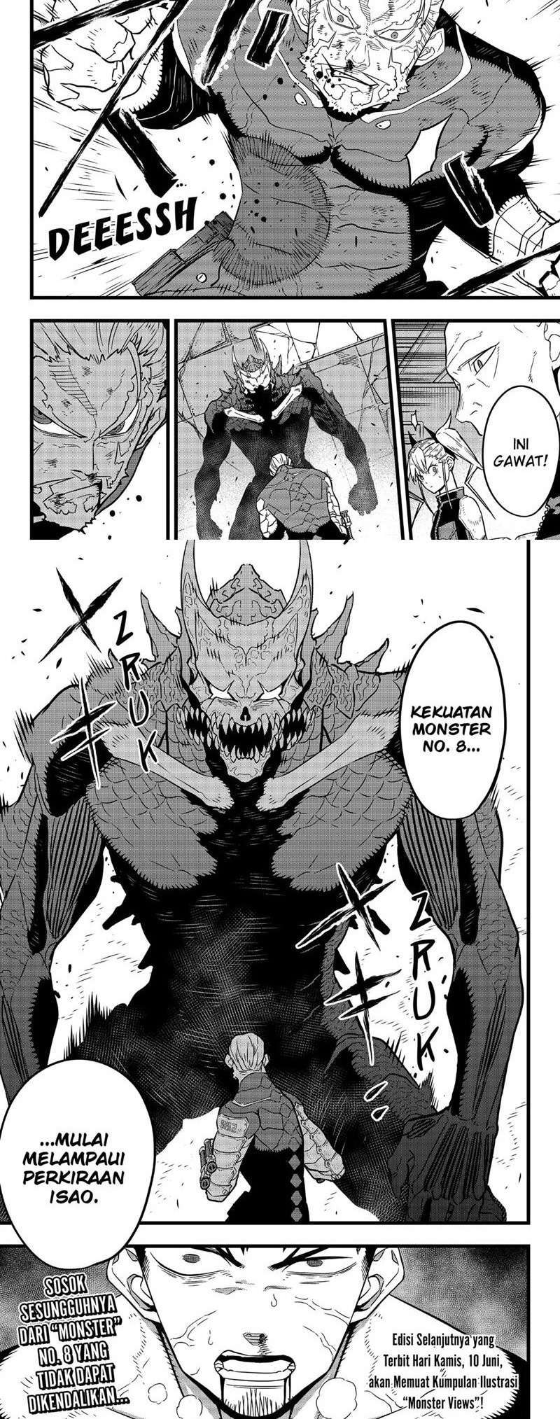 8Kaijuu Bab 36 halaman 18