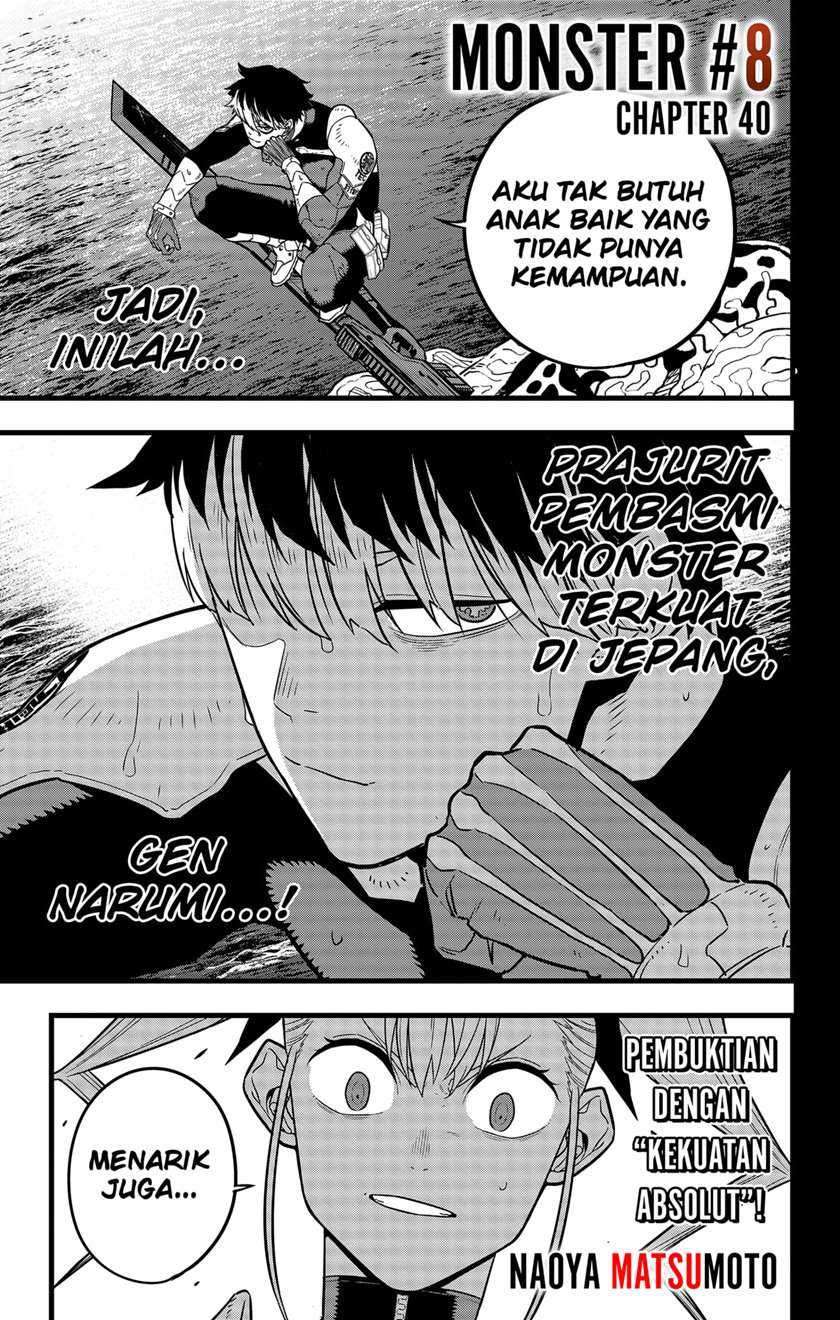 8Kaijuu Bab 40 halaman 1