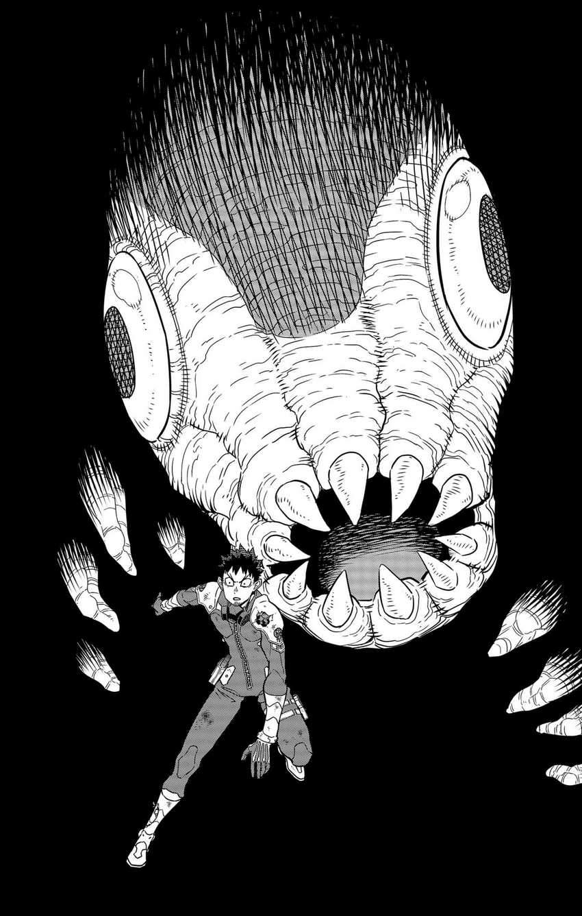 8Kaijuu Bab 45 halaman 8