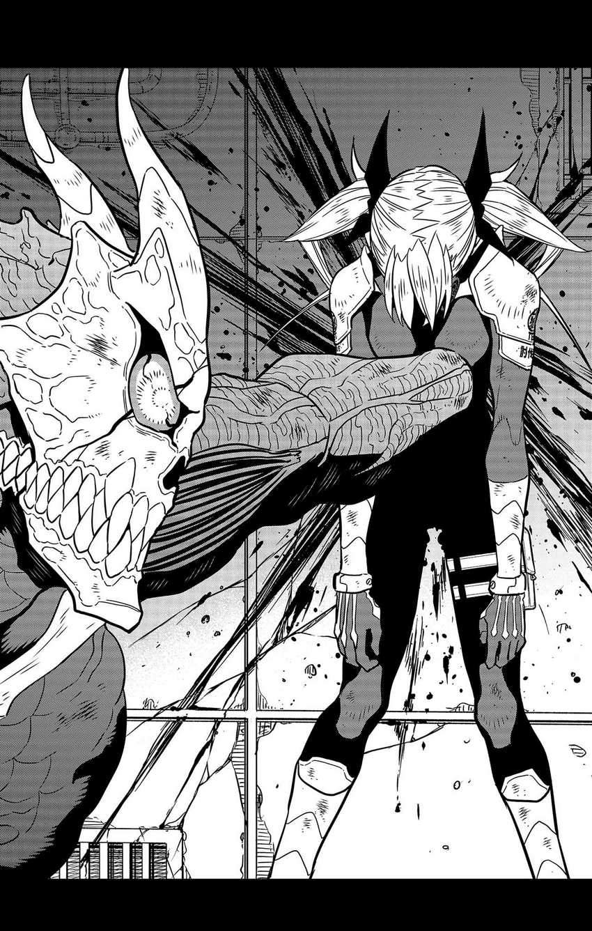 8Kaijuu Bab 45 halaman 10
