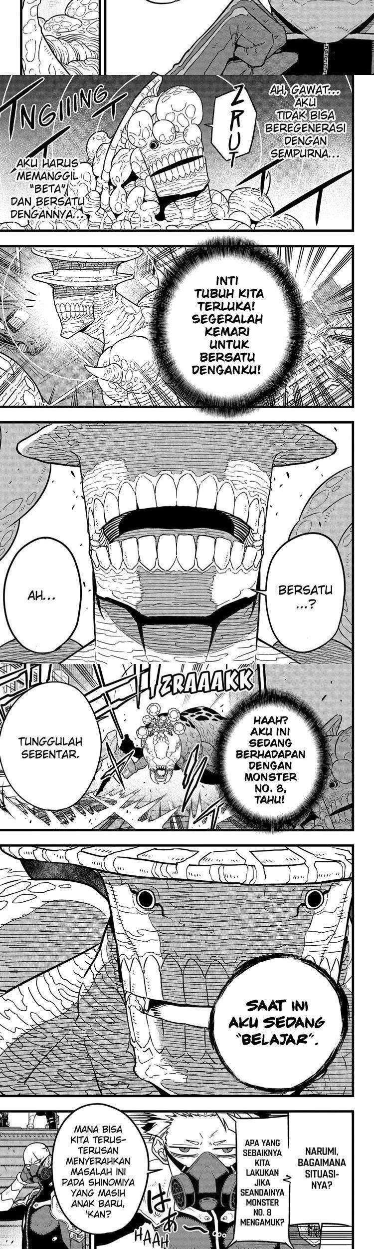 8Kaijuu Bab 47 halaman 3