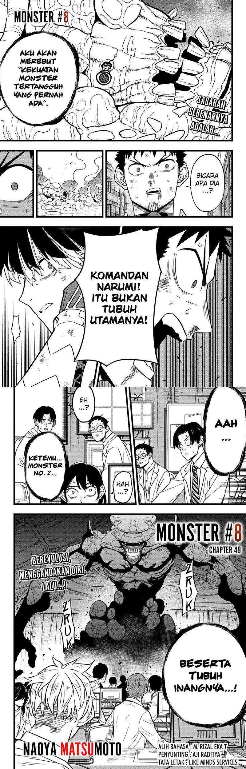 8Kaijuu Bab 49 halaman 1