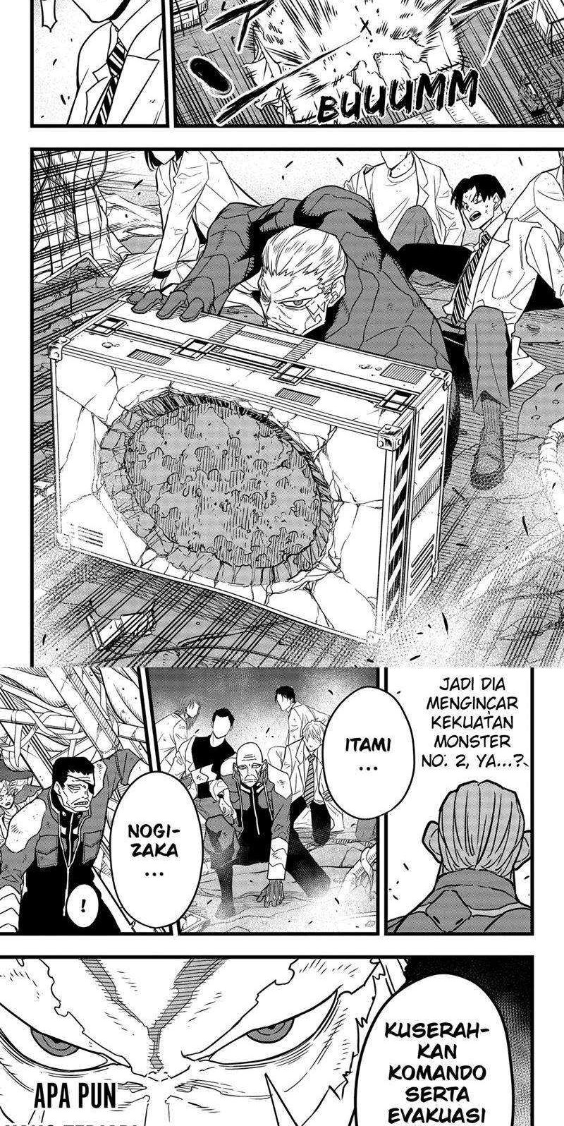 8Kaijuu Bab 49 halaman 4