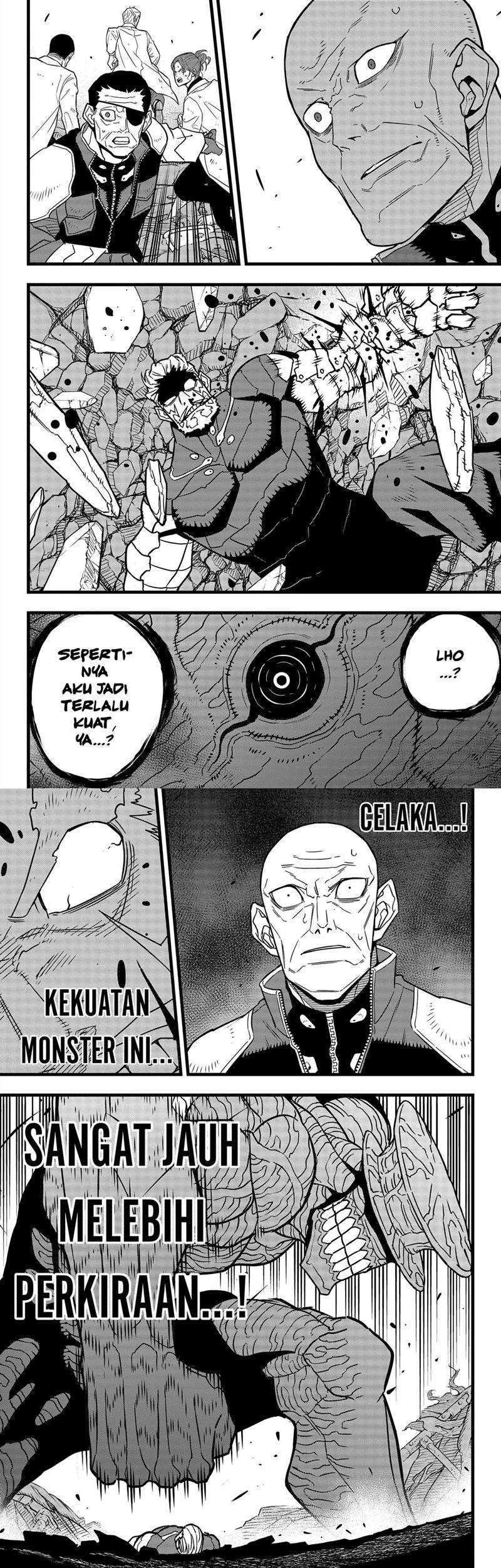 8Kaijuu Bab 49 halaman 10