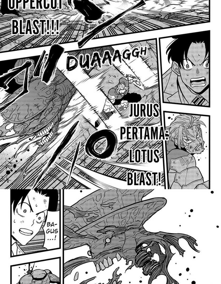 8Kaijuu Bab 50 halaman 9