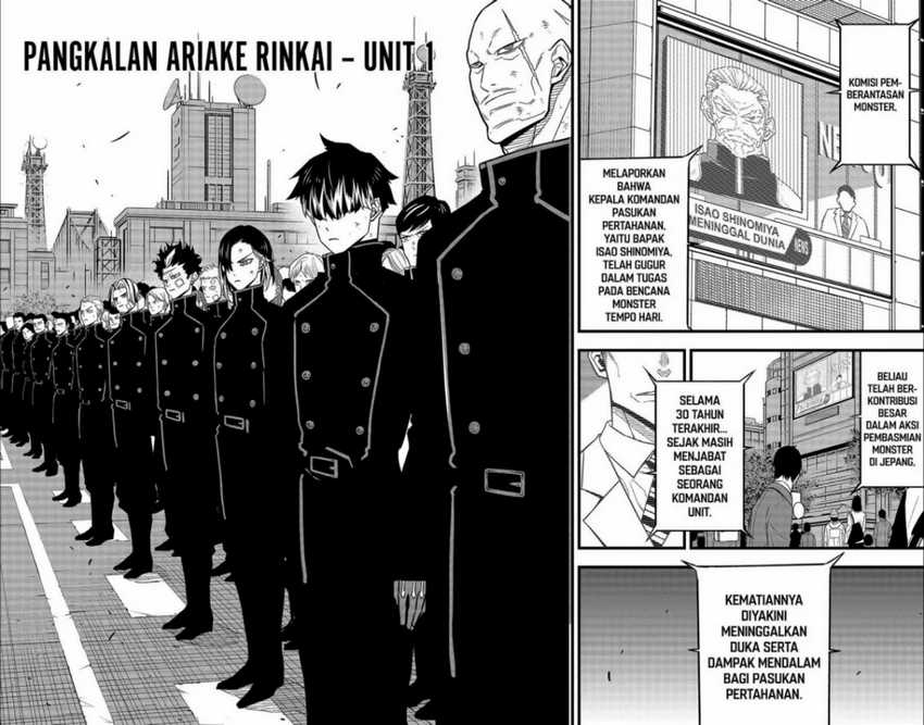 8Kaijuu Bab 54 halaman 5