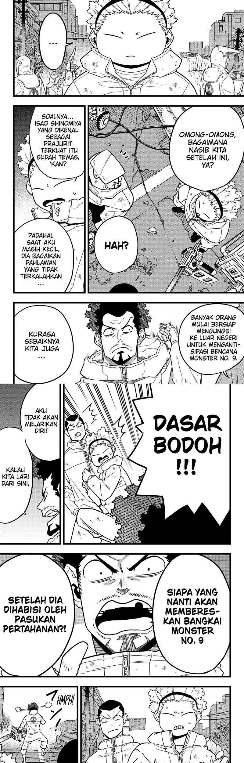 8Kaijuu Bab 55 halaman 3