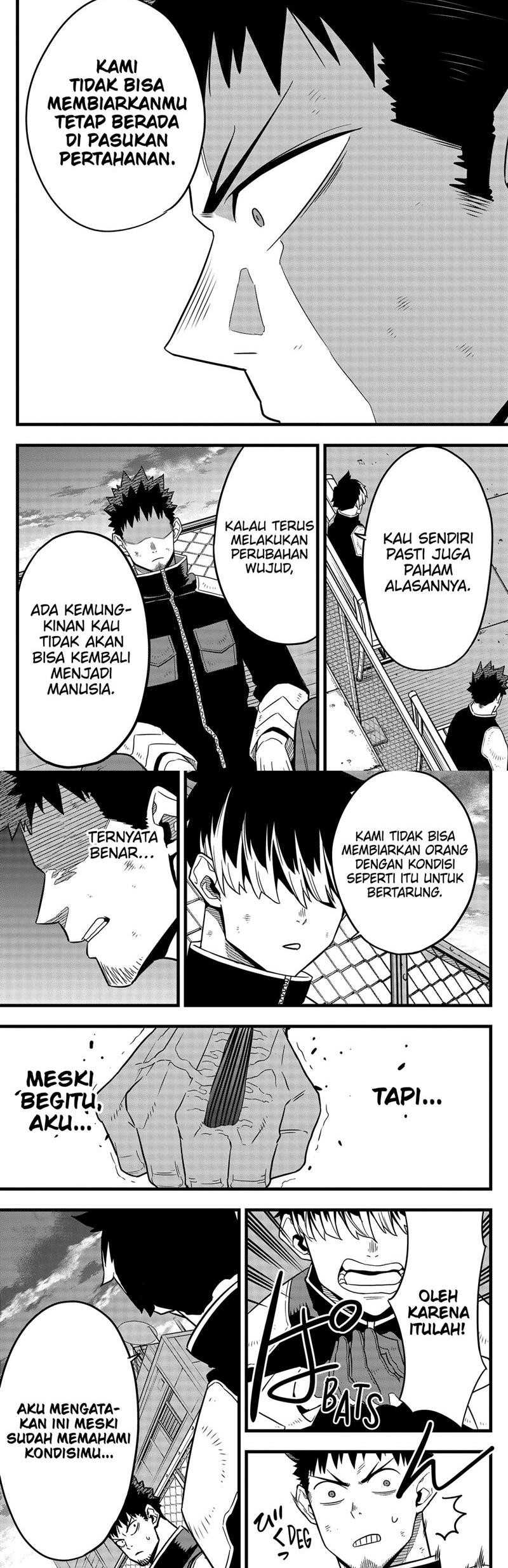 8Kaijuu Bab 55 halaman 11