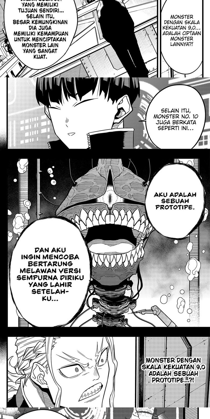 8Kaijuu Bab 57 halaman 12