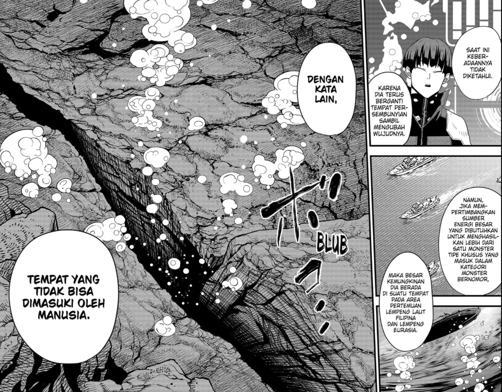 8Kaijuu Bab 58 halaman 4