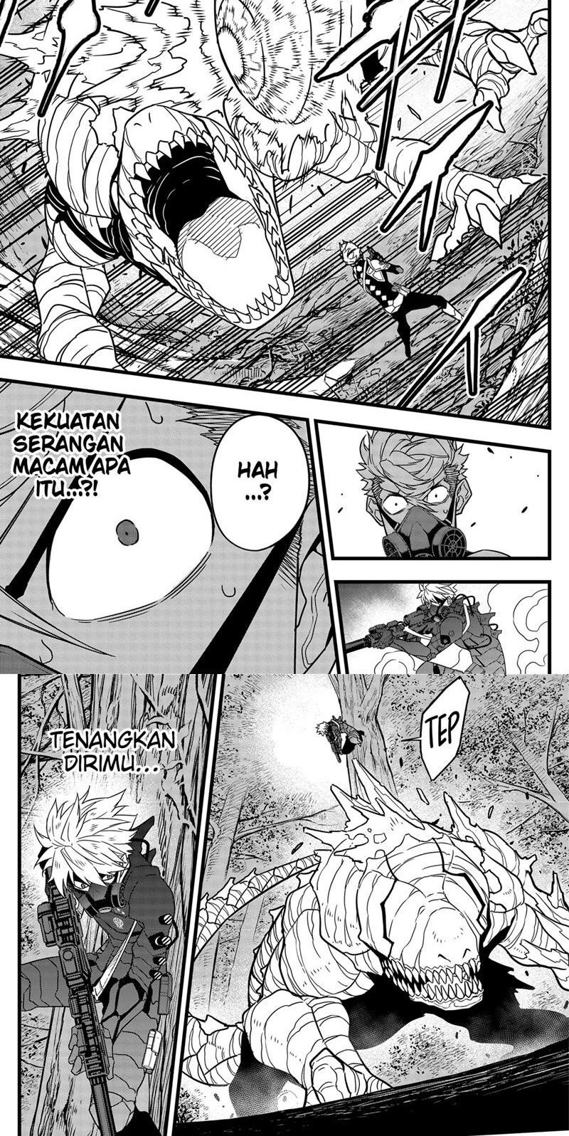 8Kaijuu Bab 60 halaman 11