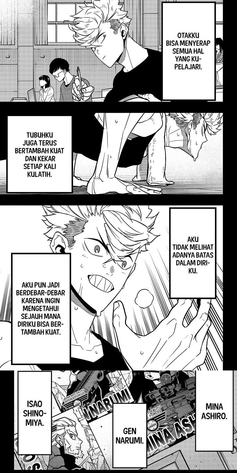 8Kaijuu Bab 61 halaman 2