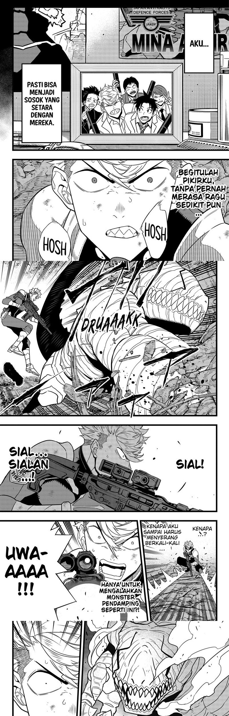 8Kaijuu Bab 61 halaman 3