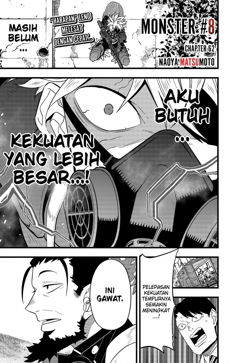 8Kaijuu Bab 62 halaman 1