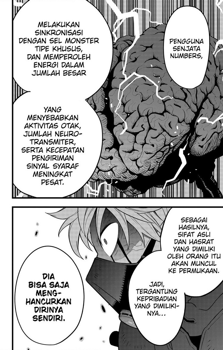 8Kaijuu Bab 62 halaman 8