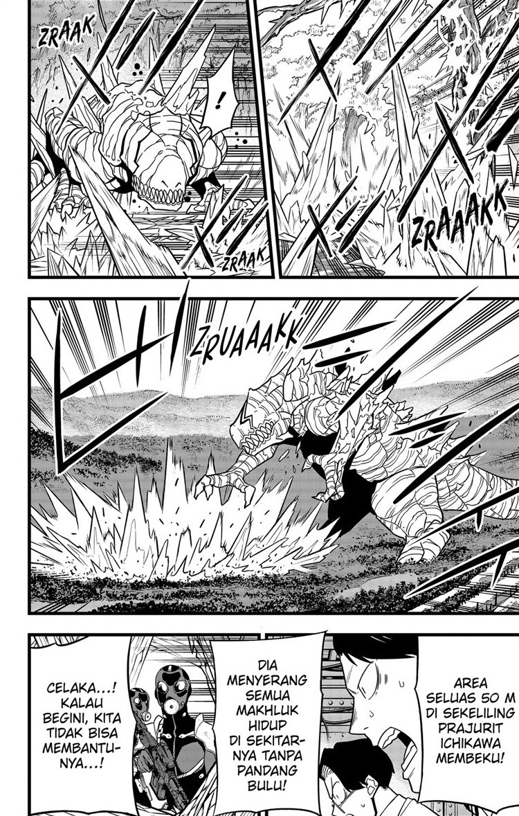 8Kaijuu Bab 62 halaman 12