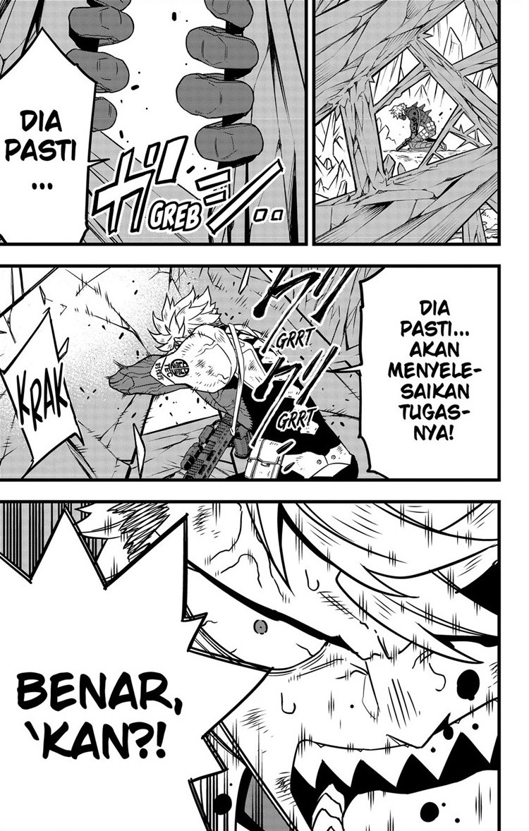 8Kaijuu Bab 62 halaman 22