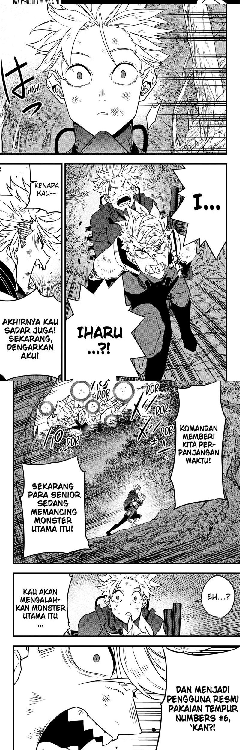 8Kaijuu Bab 63 halaman 2