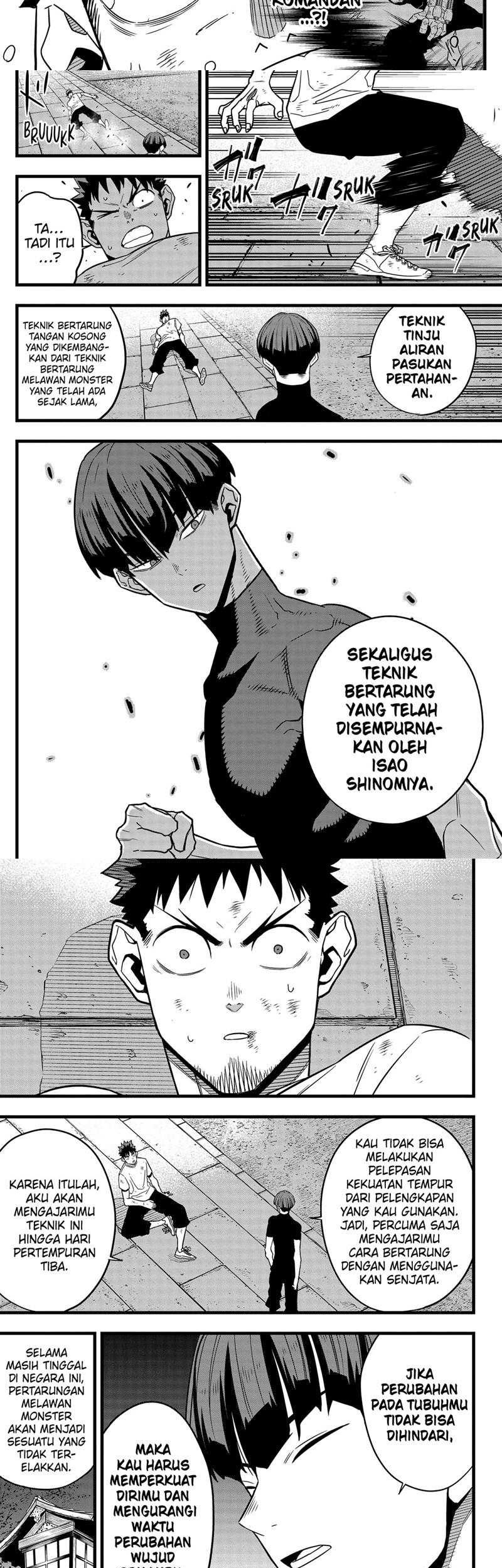 8Kaijuu Bab 66 halaman 11