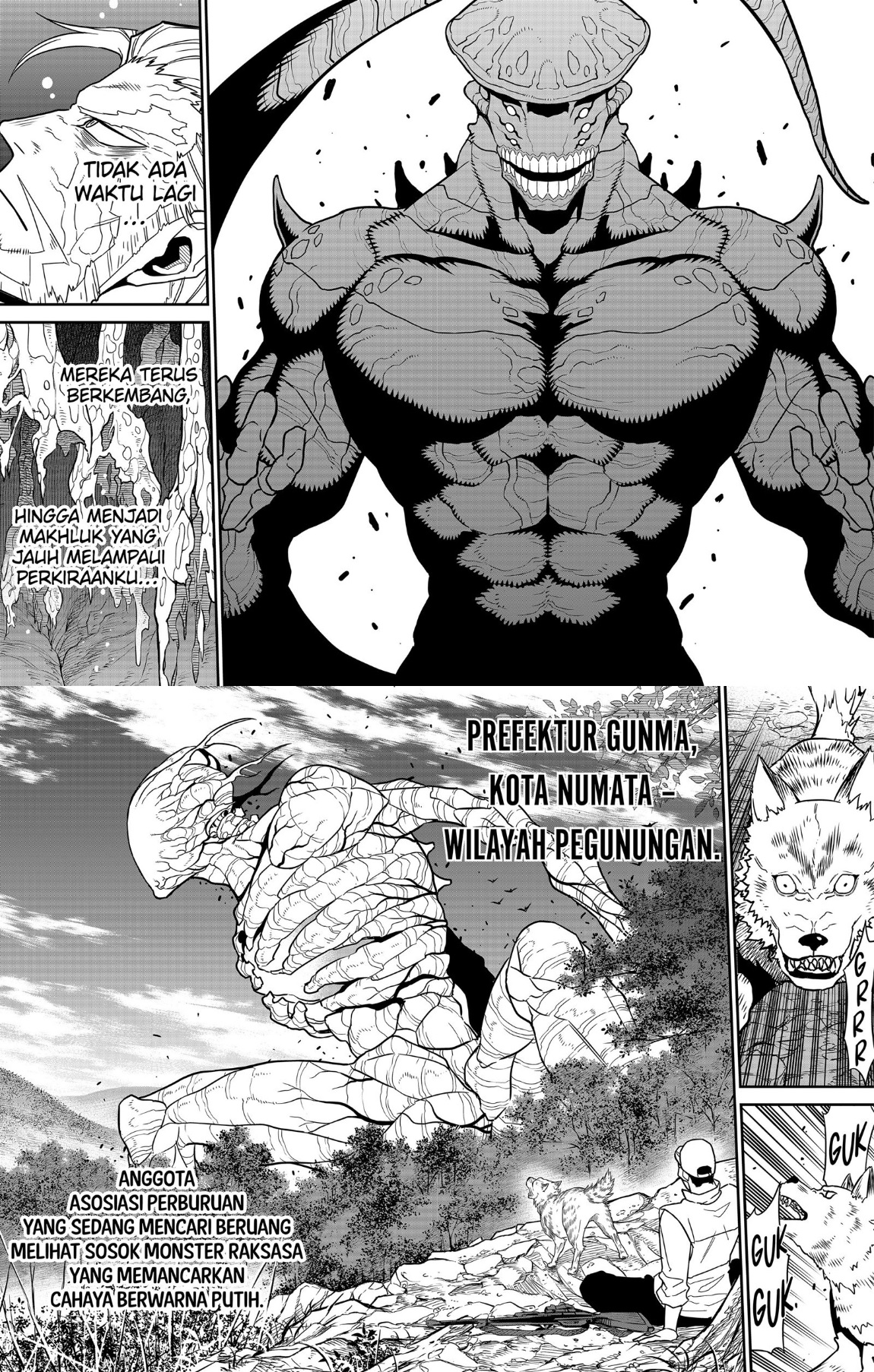 8Kaijuu Bab 68 halaman 3