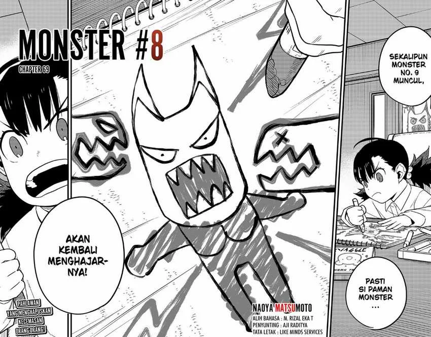 8Kaijuu Bab 69 halaman 2