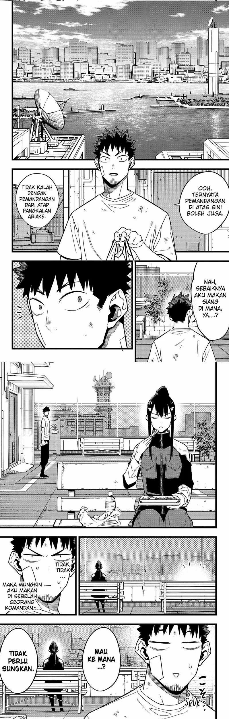 8Kaijuu Bab 69 halaman 9