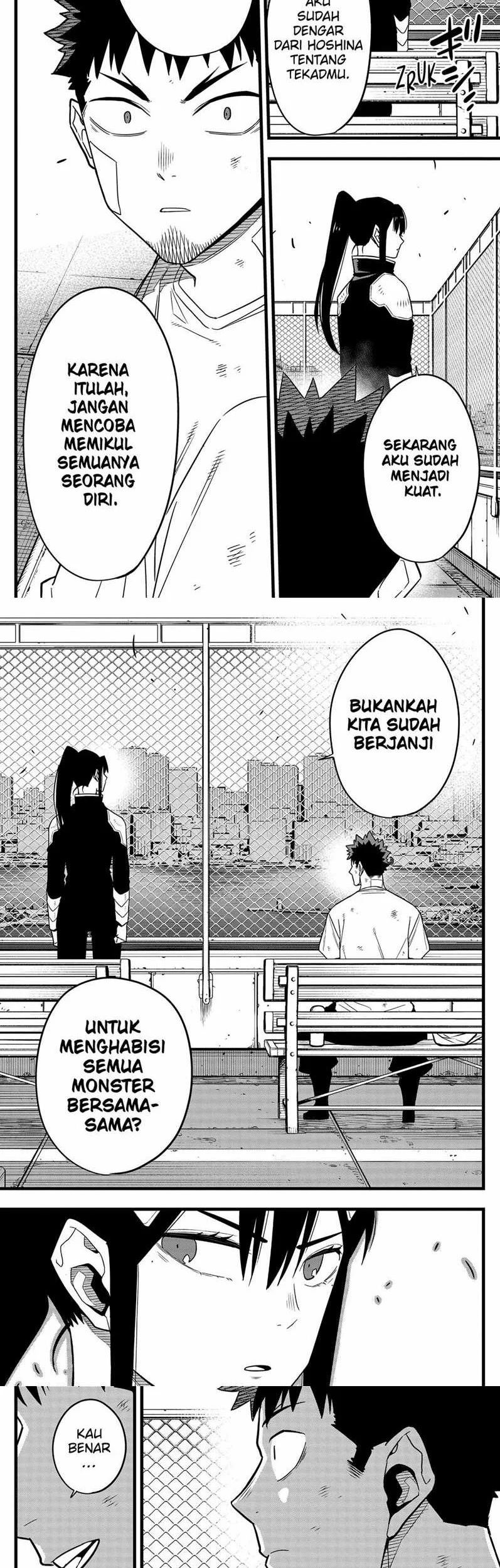 8Kaijuu Bab 69 halaman 16