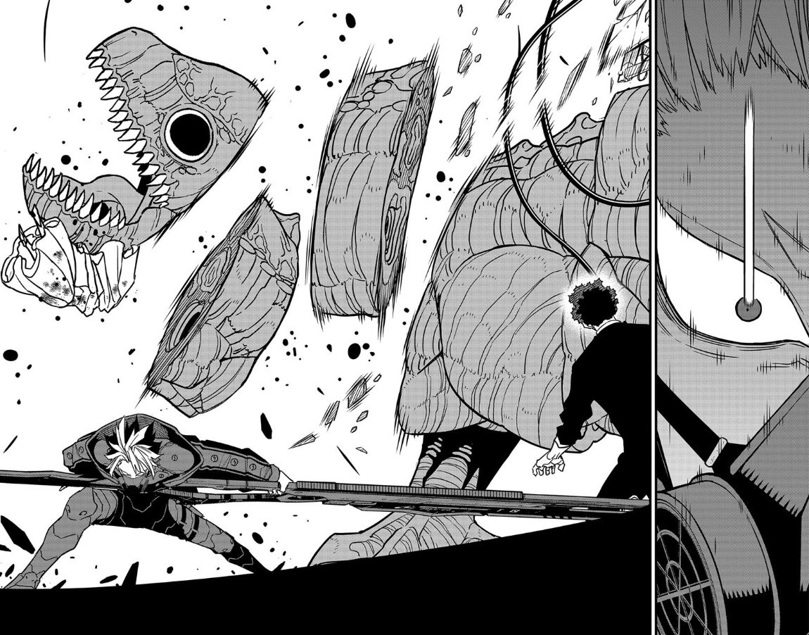 8Kaijuu Bab 70 halaman 11