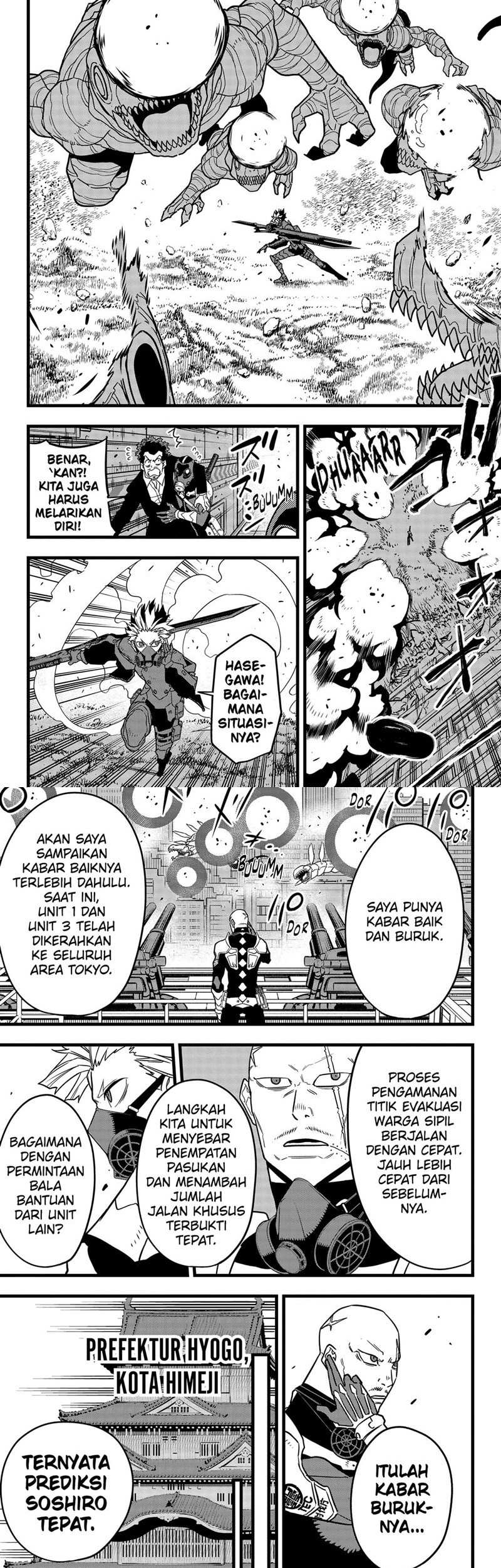 8Kaijuu Bab 71 halaman 5