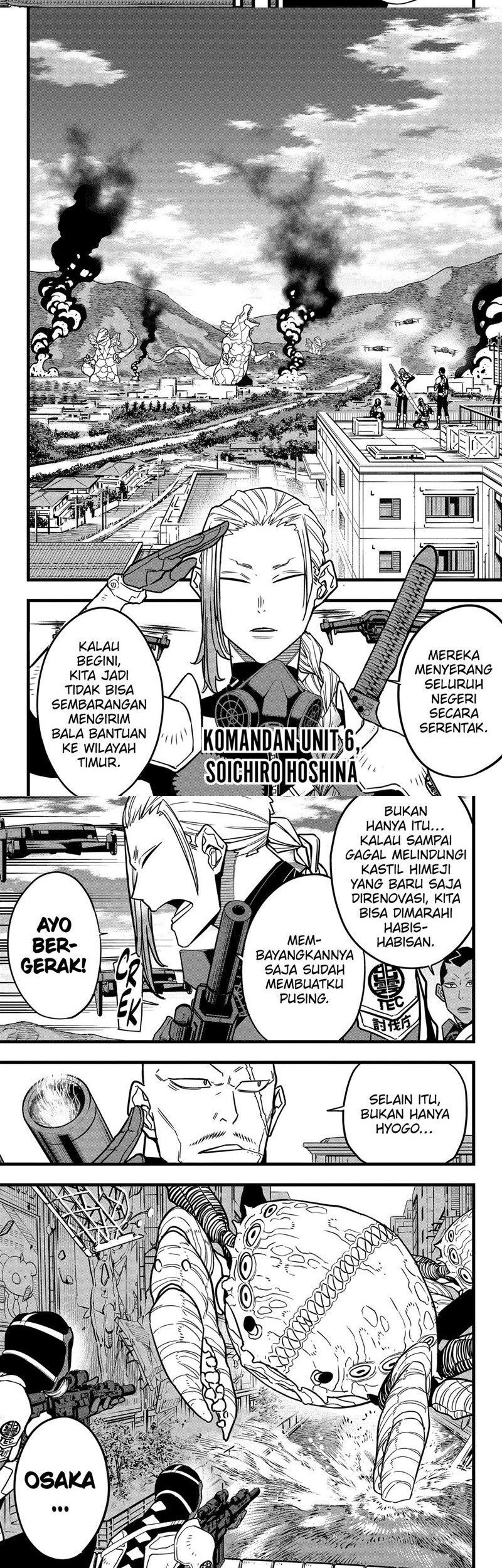 8Kaijuu Bab 71 halaman 6