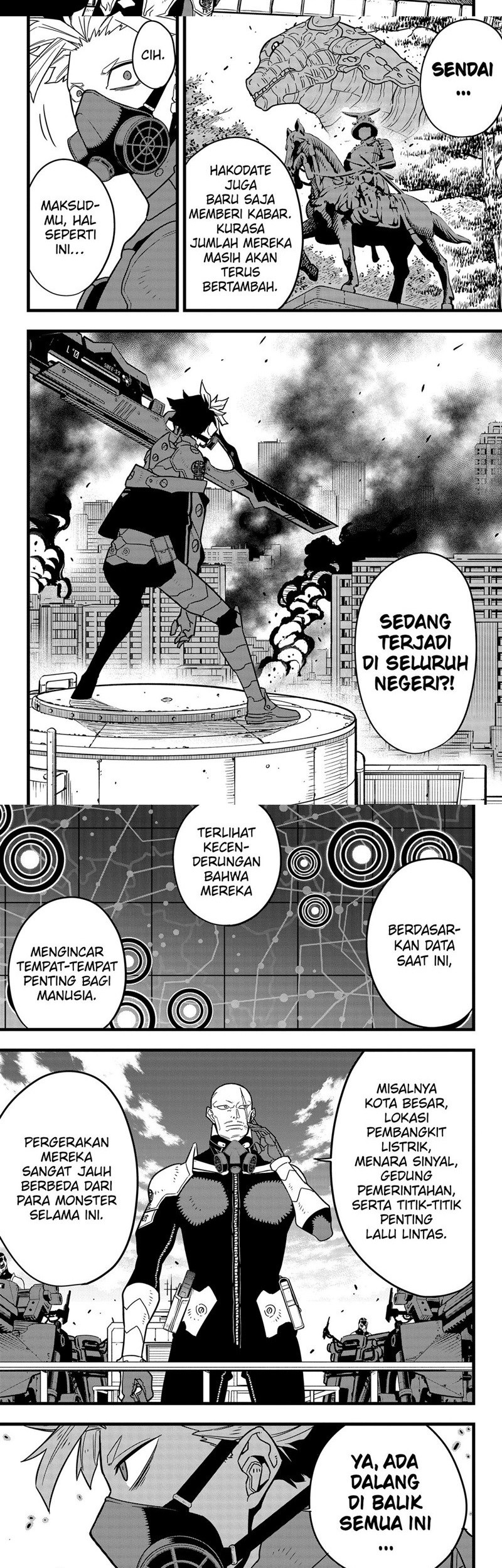 8Kaijuu Bab 71 halaman 7