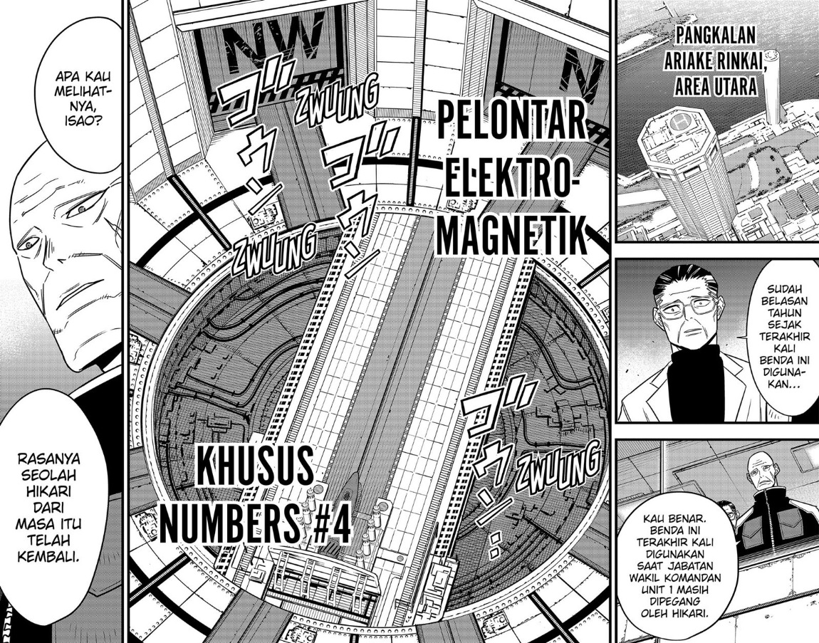 8Kaijuu Bab 71 halaman 11