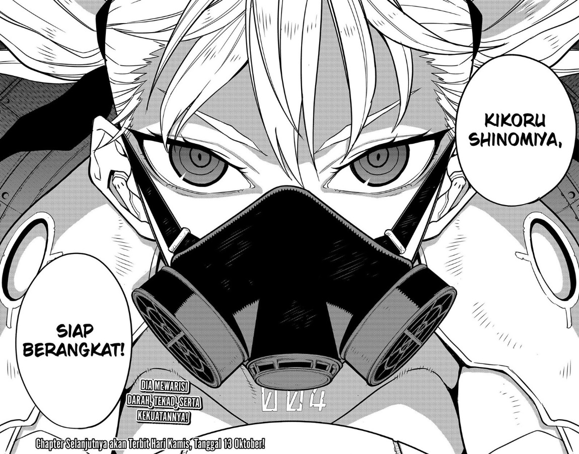 8Kaijuu Bab 71 halaman 14