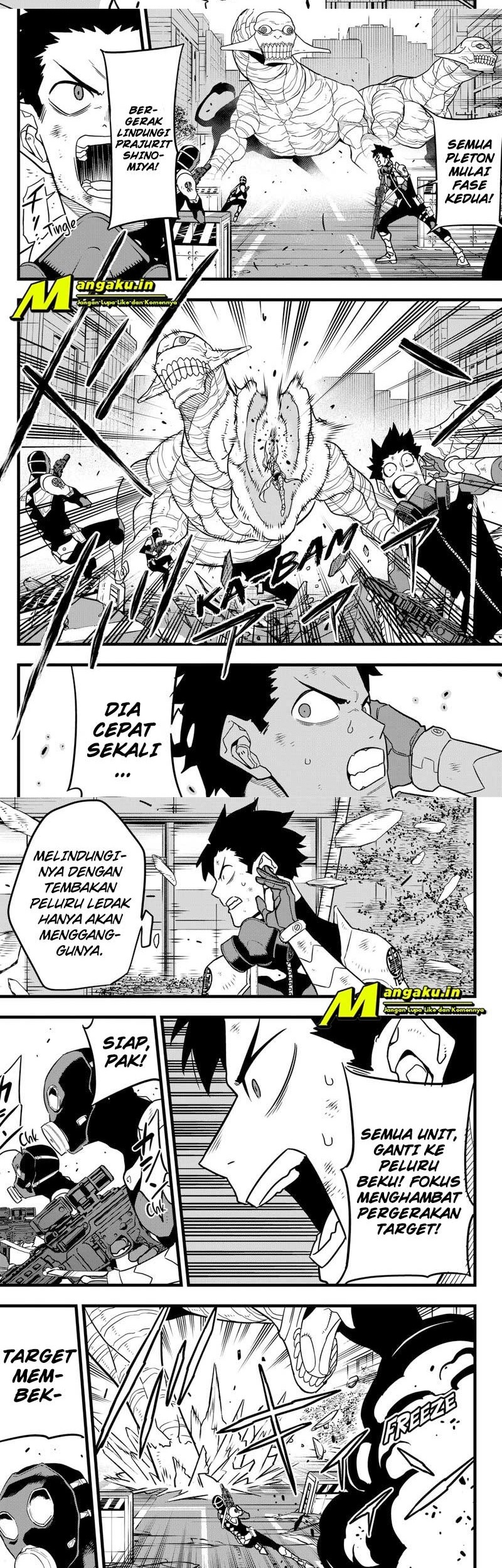 8Kaijuu Bab 72 halaman 7