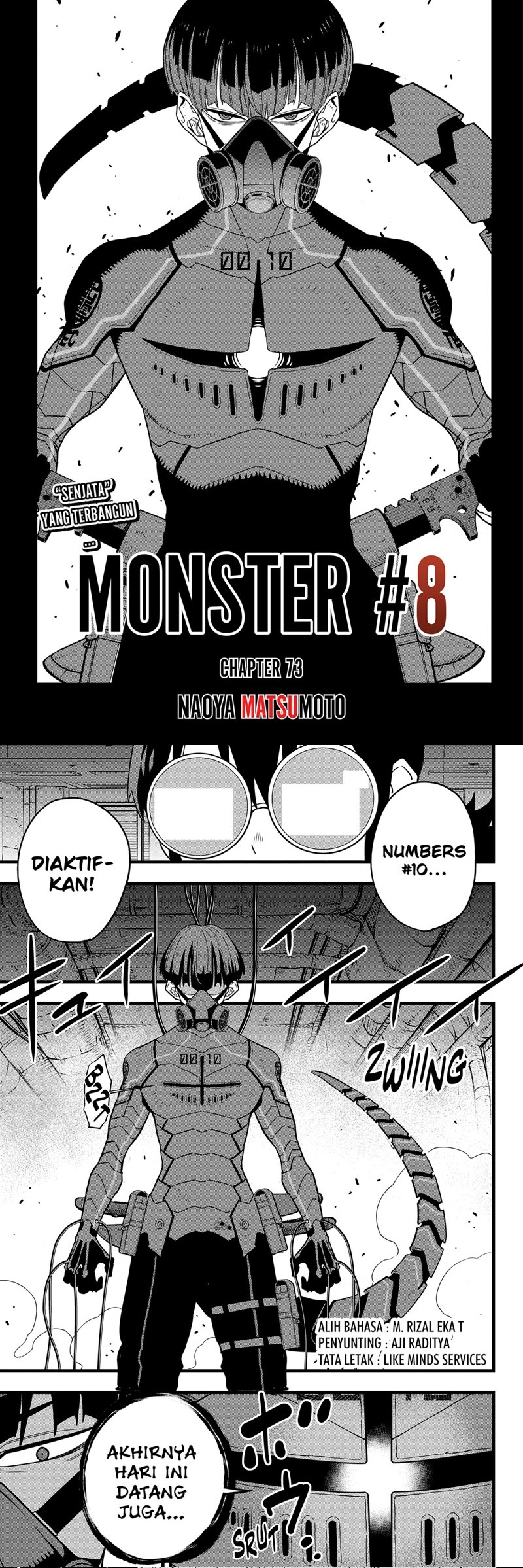 8Kaijuu Bab 73 halaman 1