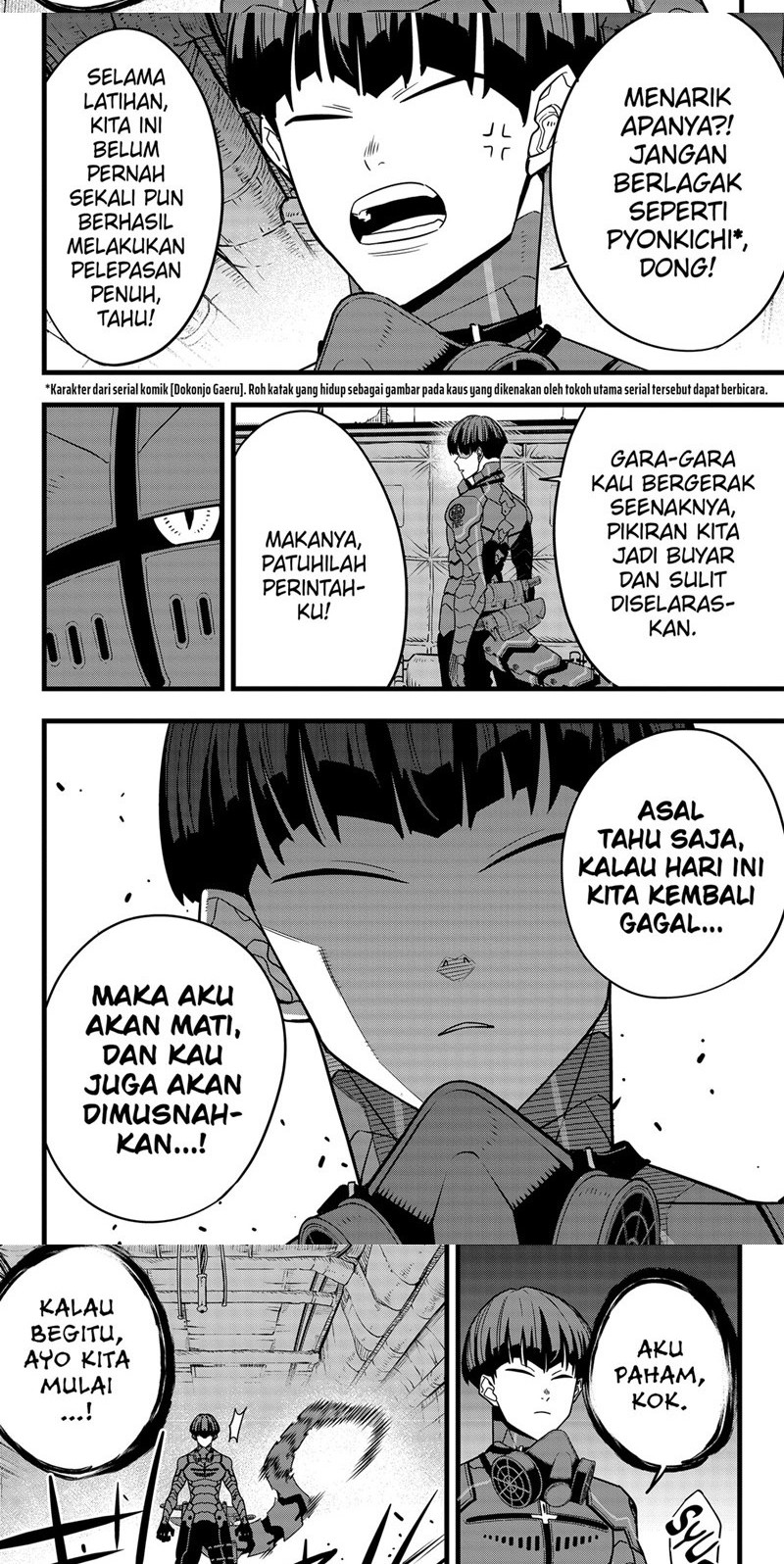 8Kaijuu Bab 73 halaman 4
