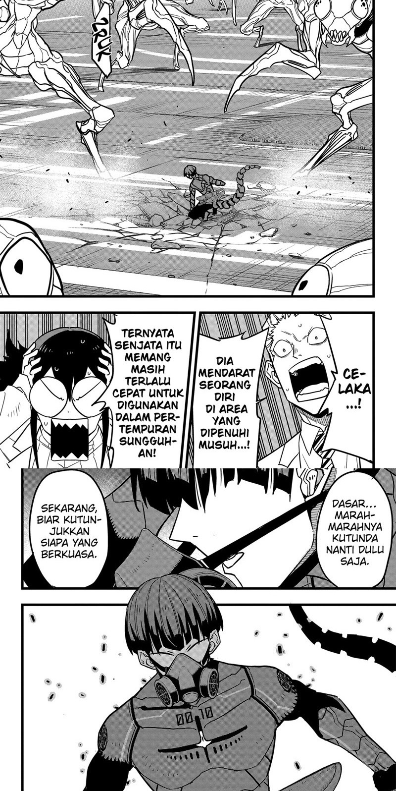 8Kaijuu Bab 73 halaman 6