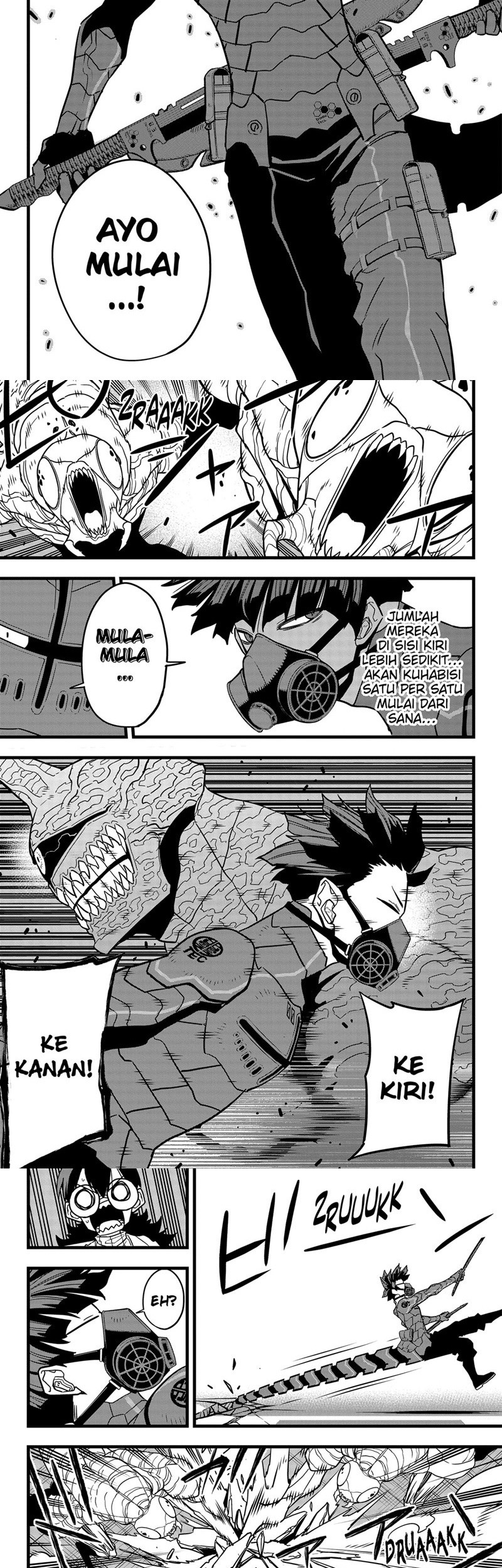 8Kaijuu Bab 73 halaman 7
