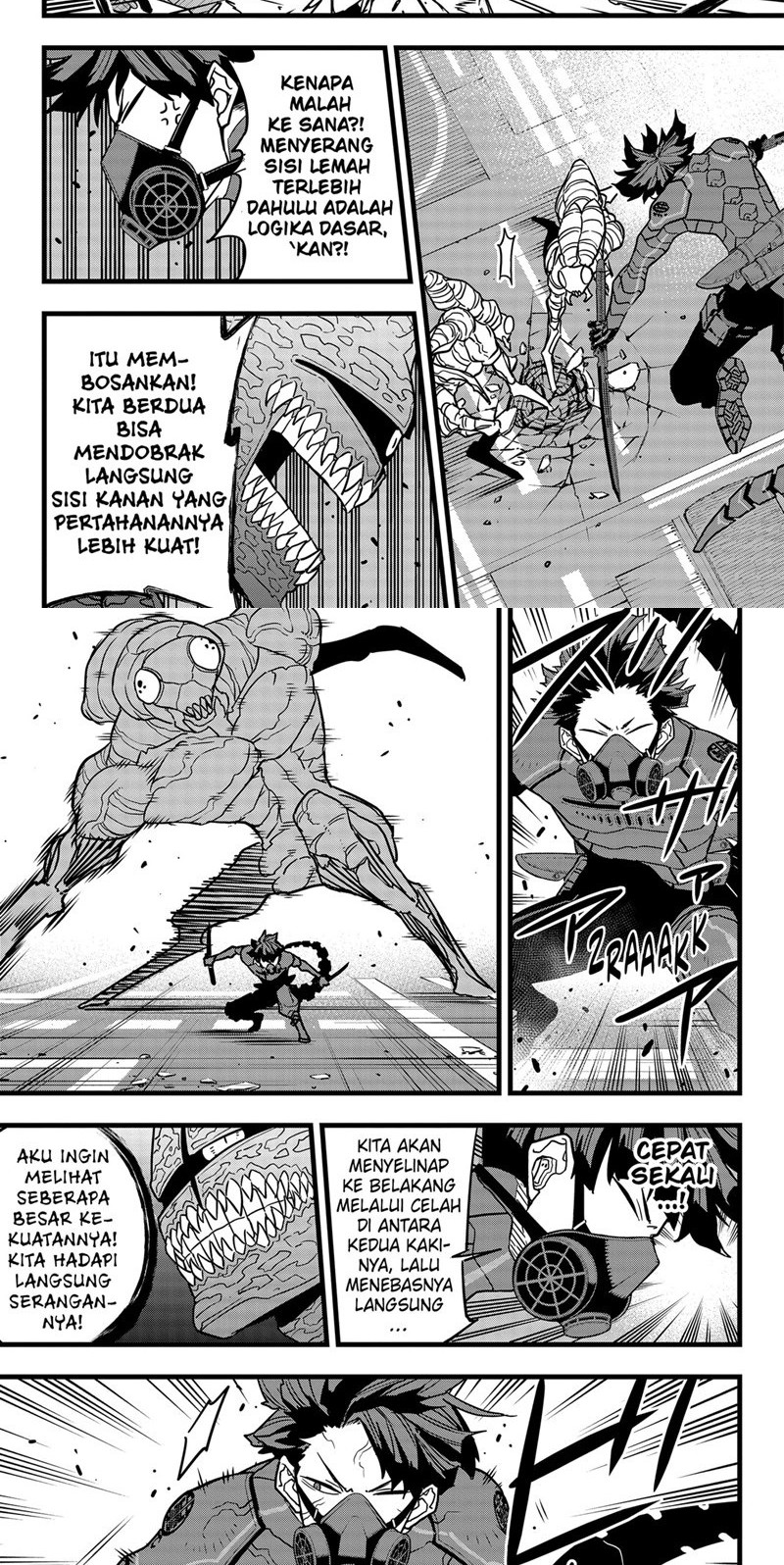 8Kaijuu Bab 73 halaman 8