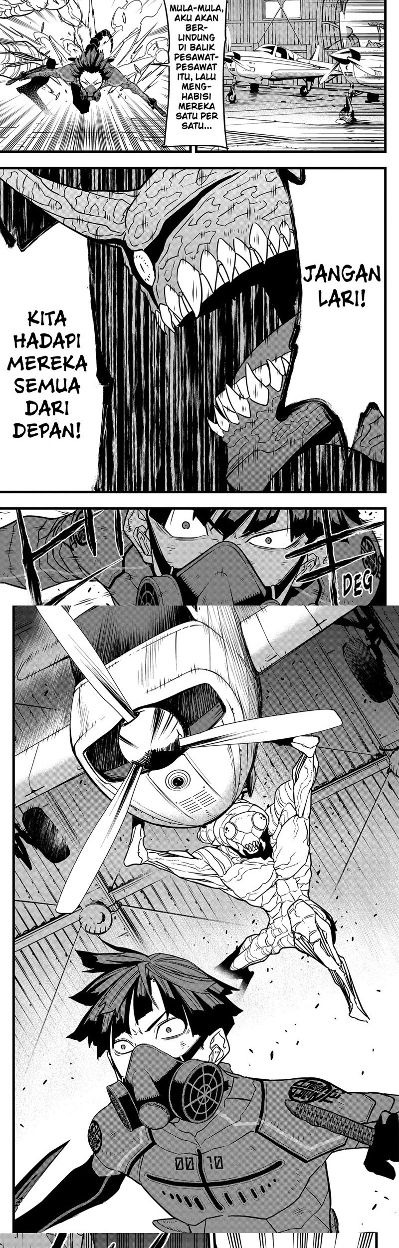8Kaijuu Bab 73 halaman 11