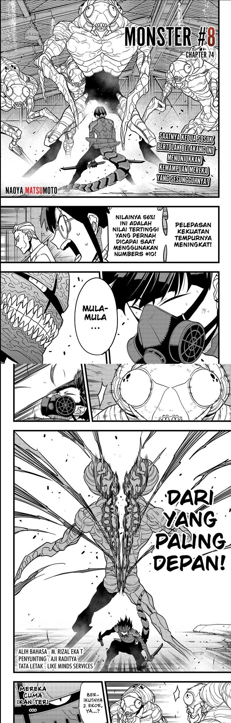 8Kaijuu Bab 74 halaman 1