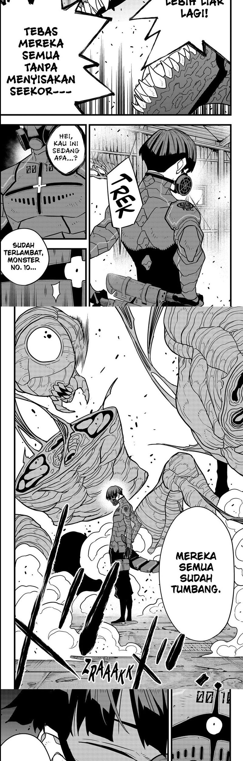8Kaijuu Bab 74 halaman 4
